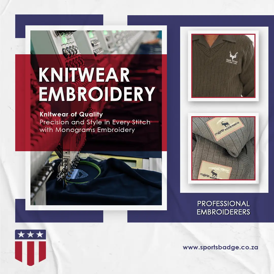 Custom Embroidered Knitwear in Pietermaritzburg