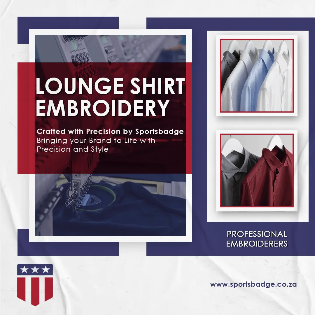 Custom Embroidered Lounge-Shirts in Westville