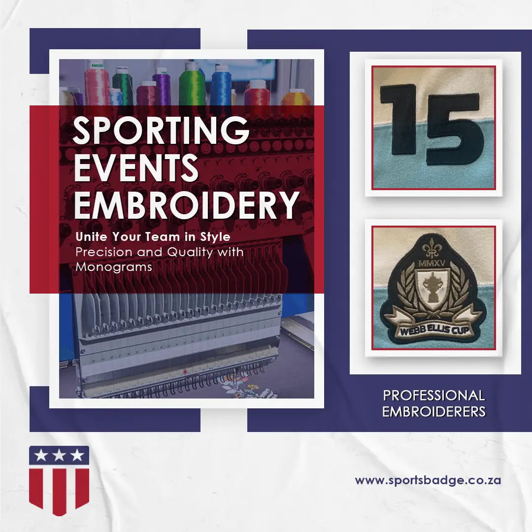 Custom Embroidered Sporting-Events in Pietermaritzburg